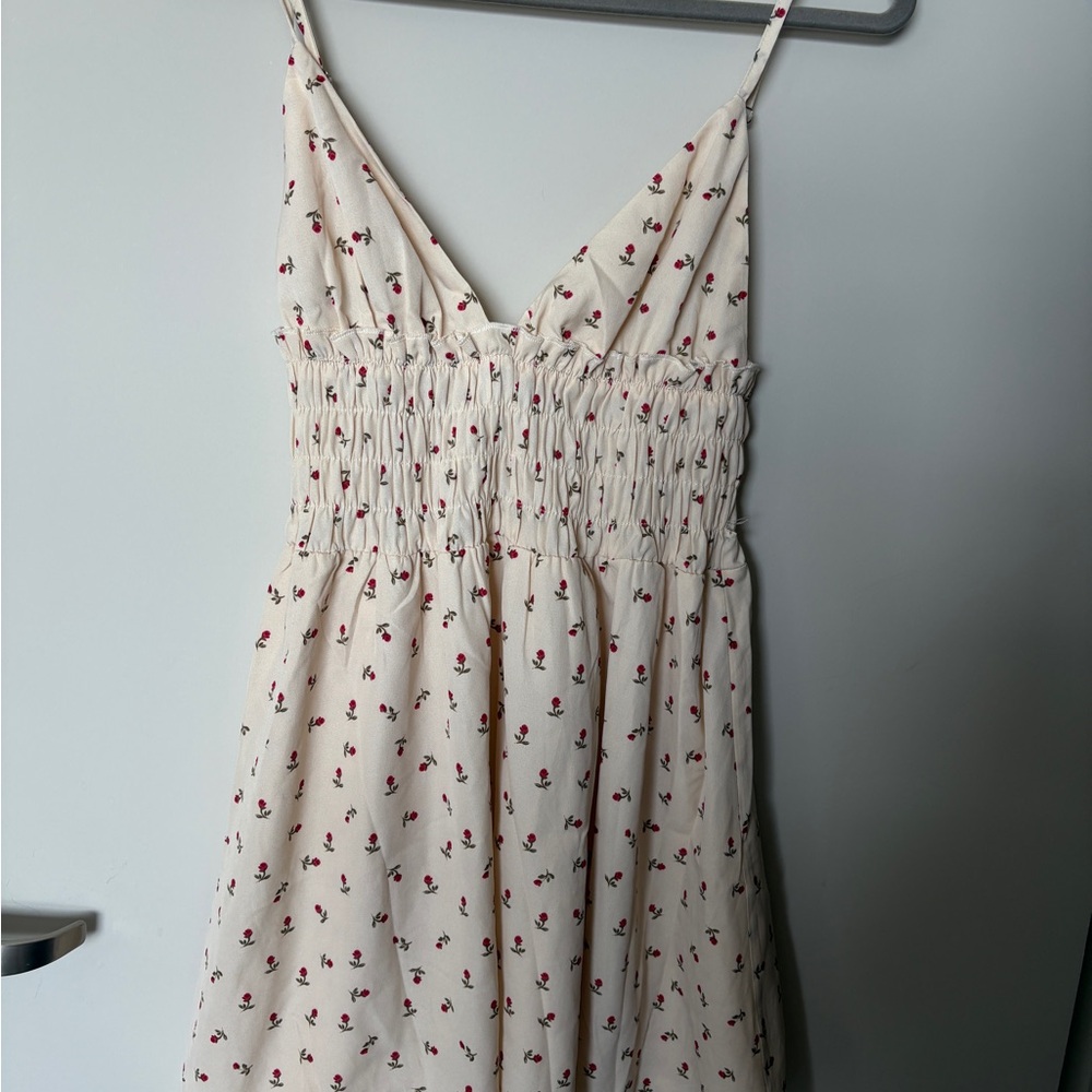 Floral Cream Dress